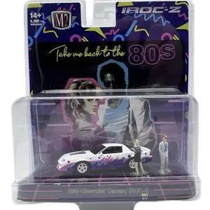 NEW M2 Machines Mini Figures '85 Chevrolet Camaro IROC-Z Take Me Back to the 80s