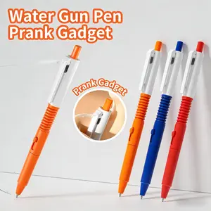 April Fools' Day Prank Essential! Pressurized Water Pen Joke Gun Pen, Gag Gift for Colleagues Friends, Writing Pen for Teenagers, Multifunctional Stationery
