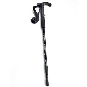 Aluminum Alloy Hiking Cane with 3 Shock Absorbers for Outdoor Camping & Hiking