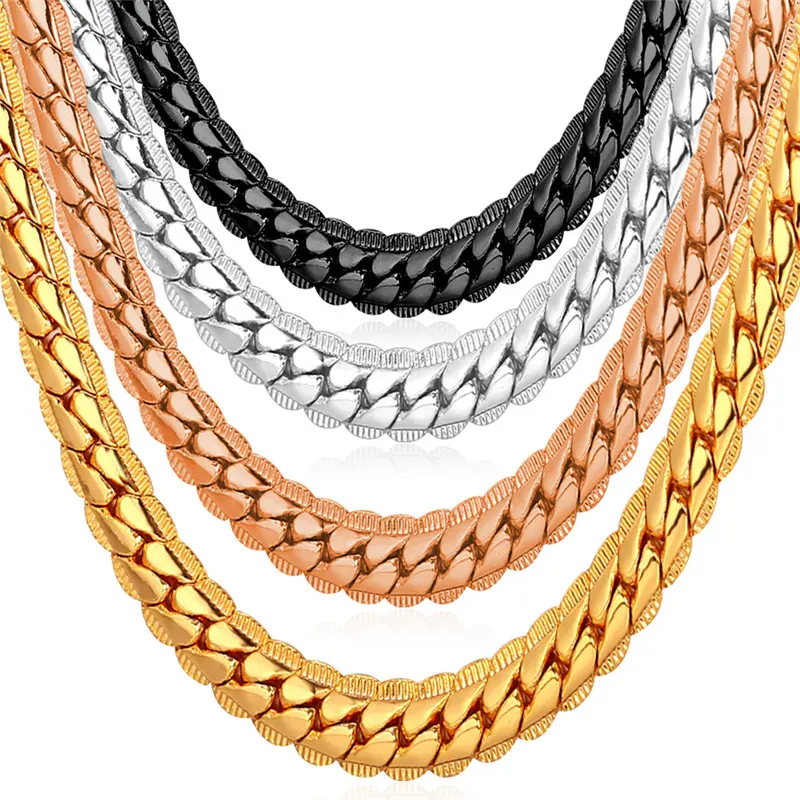 FaithHeart Miami Cuban Thick Tight Link Chain Necklace