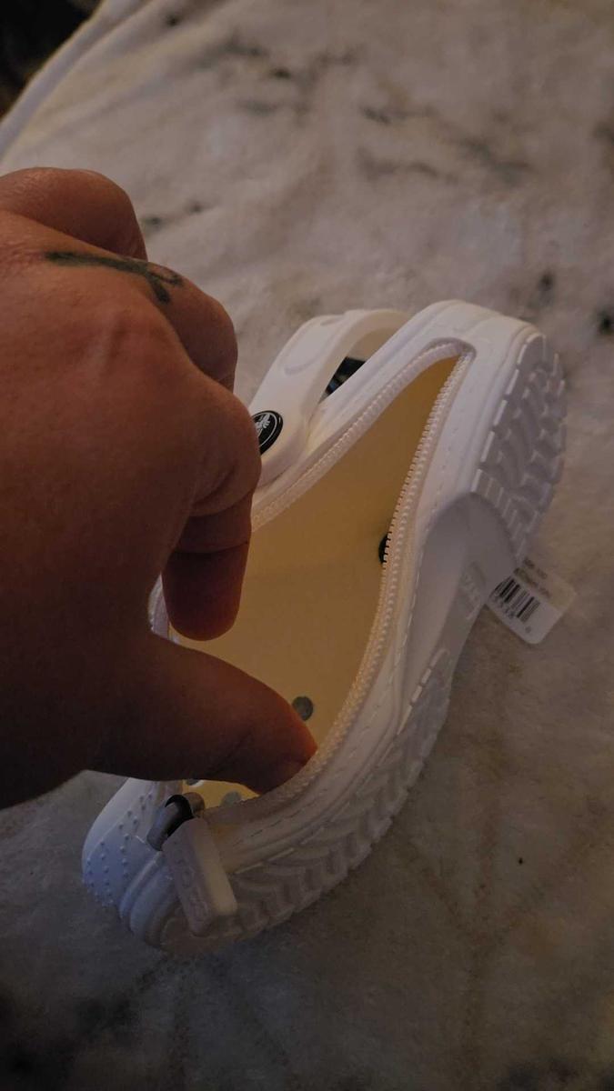 Item: White Classic Clog Pouch, 1