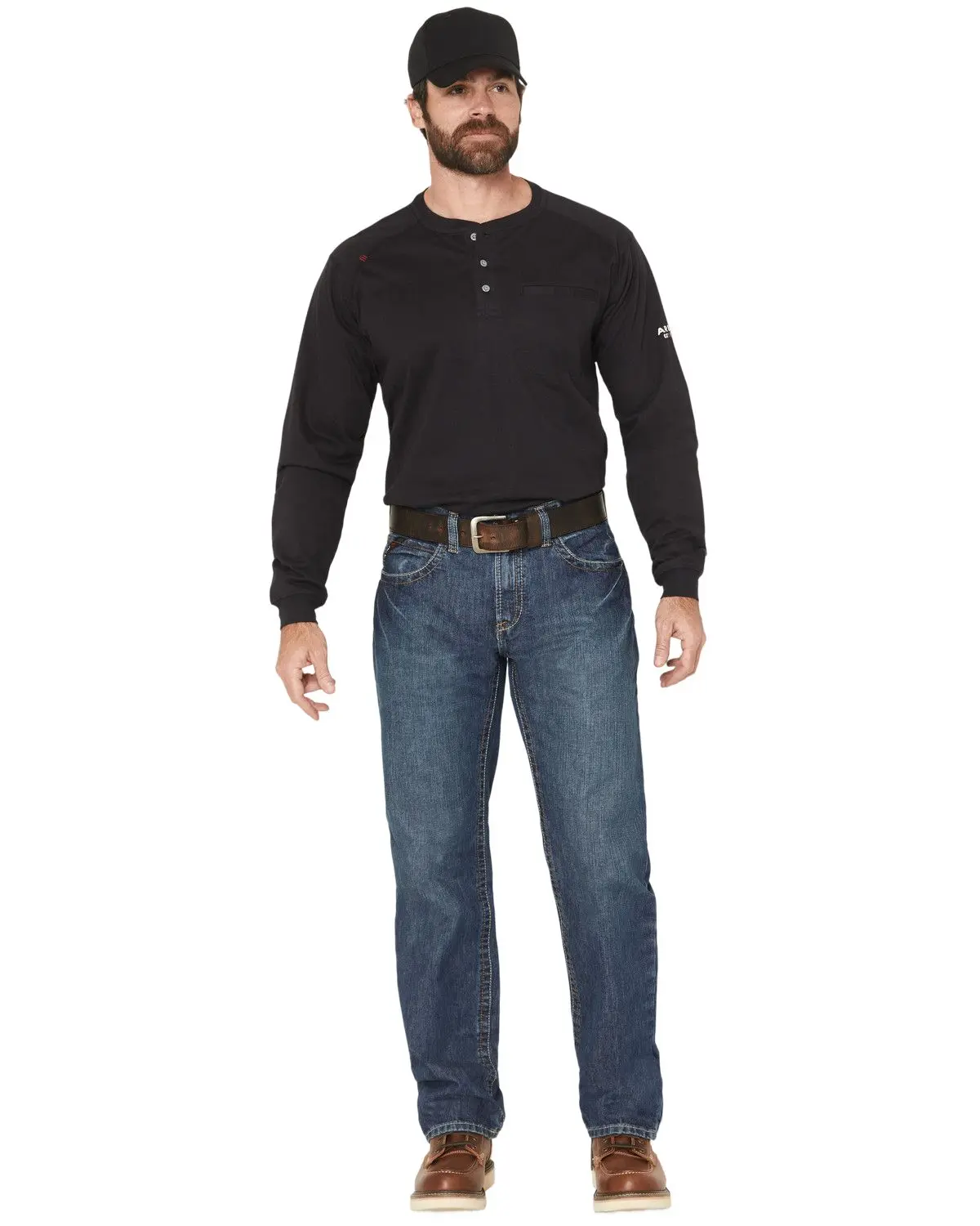 Ariat Men's Men'S Fr M3 Medium Wash Loose Basic Stackable Straight Leg Jean - 10014449