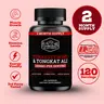 Black Forest 1000mg Turkesterone, Tongkat Ali Per Serving, 120 Capsules (2-Month Supply), Unflavored Herbal Muscle Growth Booster for Athletic Adults