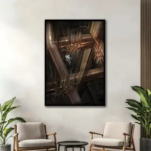 Interstellar Painting, Space Wall Art, Modern Home Decor, Famous Movie Poster Sci-fi Decor, Secrets of the Universe Art, Unique Gift