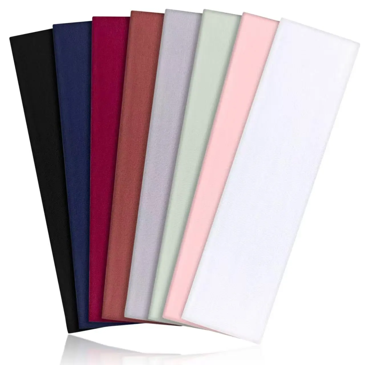 Sport Headbands for Women, Elastic Soft Fabric Non-Slip Hair Bands Hair Warp for Daily Workout Yoga Running Sports