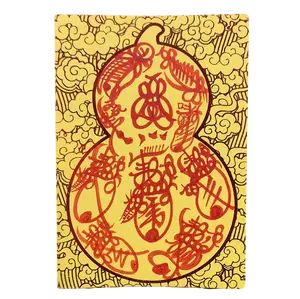 Purely hand-drawn multifunctional auspicious cards, greeting cards, and gifts—ideal for use inside a phone case.