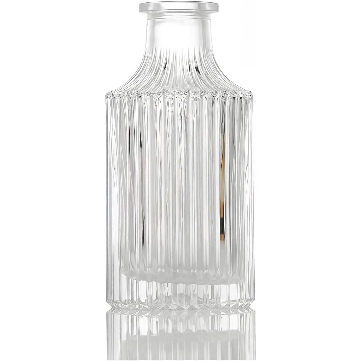 Glass Diffuser Bottles 6.6 High 250ml 8.5 Fl Oz Round Aroma Bottles Diffusers Vase  Accessories Use for DIY Replacement Reed Diffuser Sets Craft Projects Wedding Party