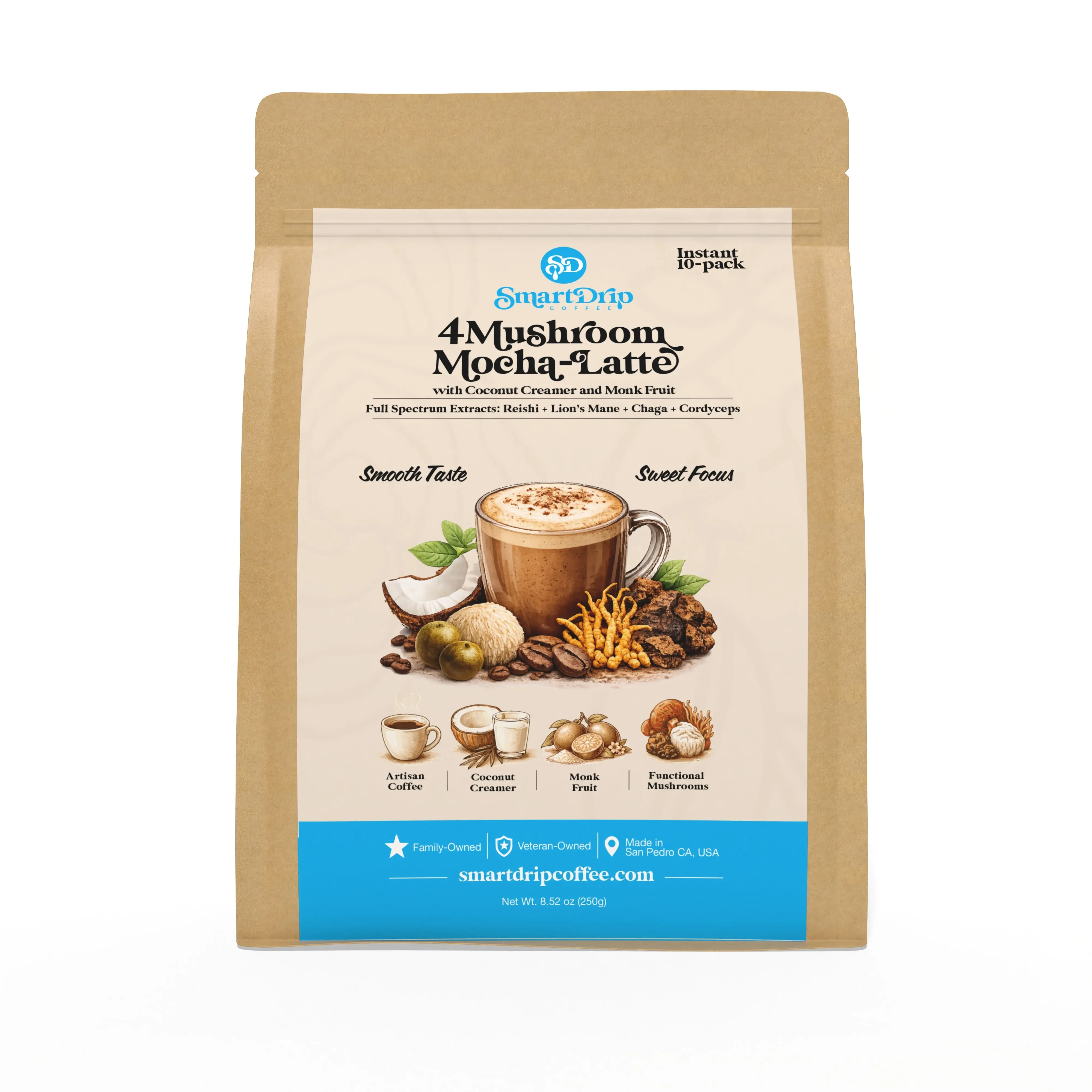 SmartDrip Mocha Latte 2- Bags (20) Sticks