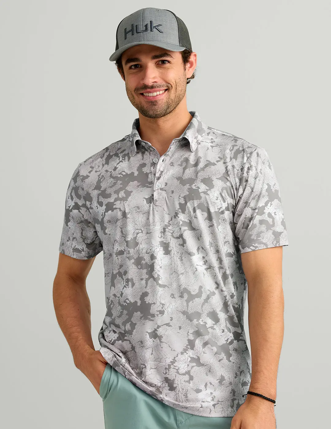 HUK KC Airweight Performance Polo