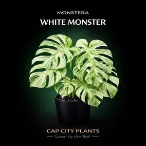 Monstera White Monster Tissue Culture