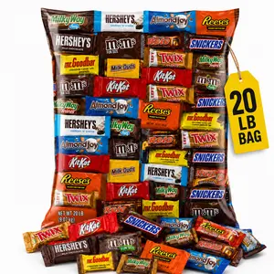 20LB Chocolate Variety Pack Bulk Candy Mix | Assorted Individually Wrapped Chocolate Candy for Parties, Events & Offices