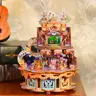 Tonecheer 3D Cube Puzzle Kit - DIY Rotating Music Box, Safe Eco-Material Creative Craft, "Dreams Wander" Pastel Home Decor, AAA Battery Required, Ideal Gift for Spring Glow-Up, Cube 3-D Puzzles