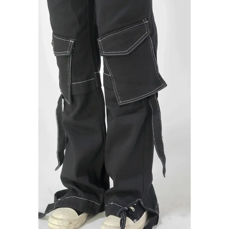 ND Black Oversized Pocket Cargo Pants