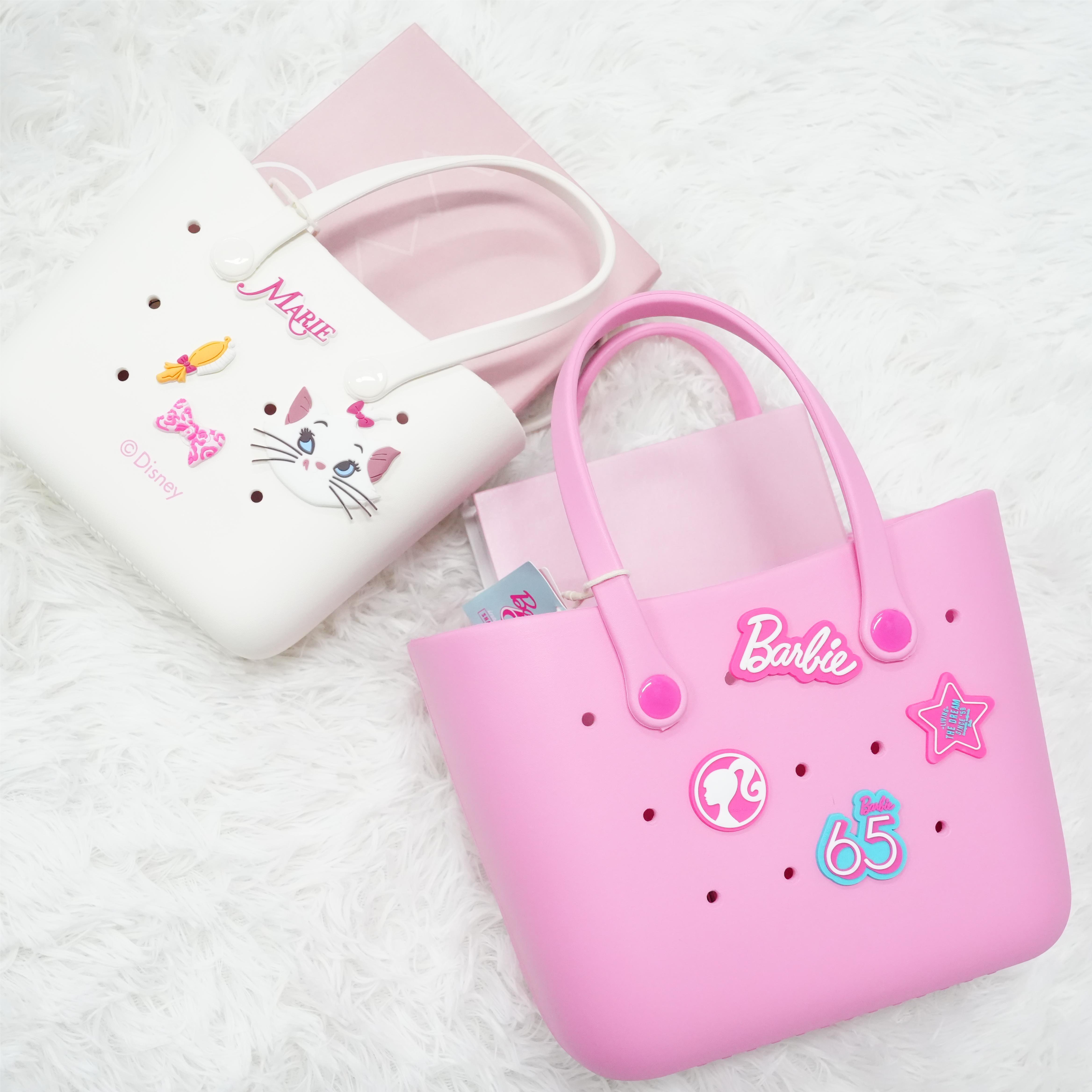 [Easter Gift Bag] Miniso Barbie Holes Bag – Durable Bags for Girls Suitable Size with Handle Ideal for School Work Daily Use