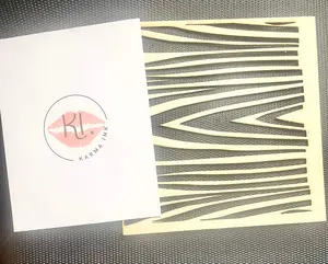 11x11 Wooden Zebra Print Stencil for T-Shirt Bleaching (Beginner Bleachers)