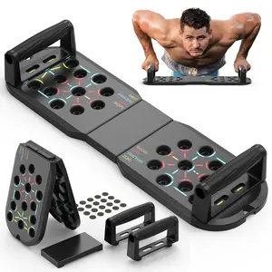 Push Up Board, Portable Foldable Push Up Board, Abdominal And Chest Muscle Training Folding Push Up Stand, Portable Fitness Equipment For Home Gym.
