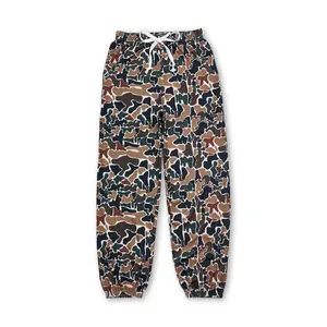 Women's Camo Print Pants Casual Comfy Breathable Trousers for Daily Wear Fashion Camouflage Print Bottoms for Autumn Winter Mid Waist Womenswear