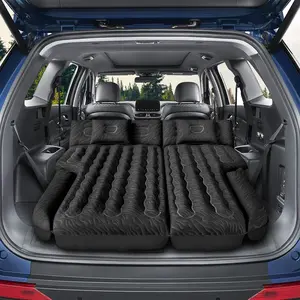 Mid-Size & Full-Size SUV Air Mattress for Car Camping, Leakproof Portable Sleeping Airbed with Electric Pump, Quick Inflation Trunk inflatable Mattress for Road Trip & Outdoor Travel
