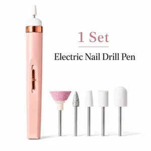 Rechargeable Cordless Electric Nail Drill Machine | Professional Handheld Manicure Pedicure Kit with Adjustable Speed, Fast Gel Acrylic Removal, Shaping, Polishing | Salon-Quality At-Home Nail Care Tool for Home Use & Travel, Beginner-Friendly, No-Damage
