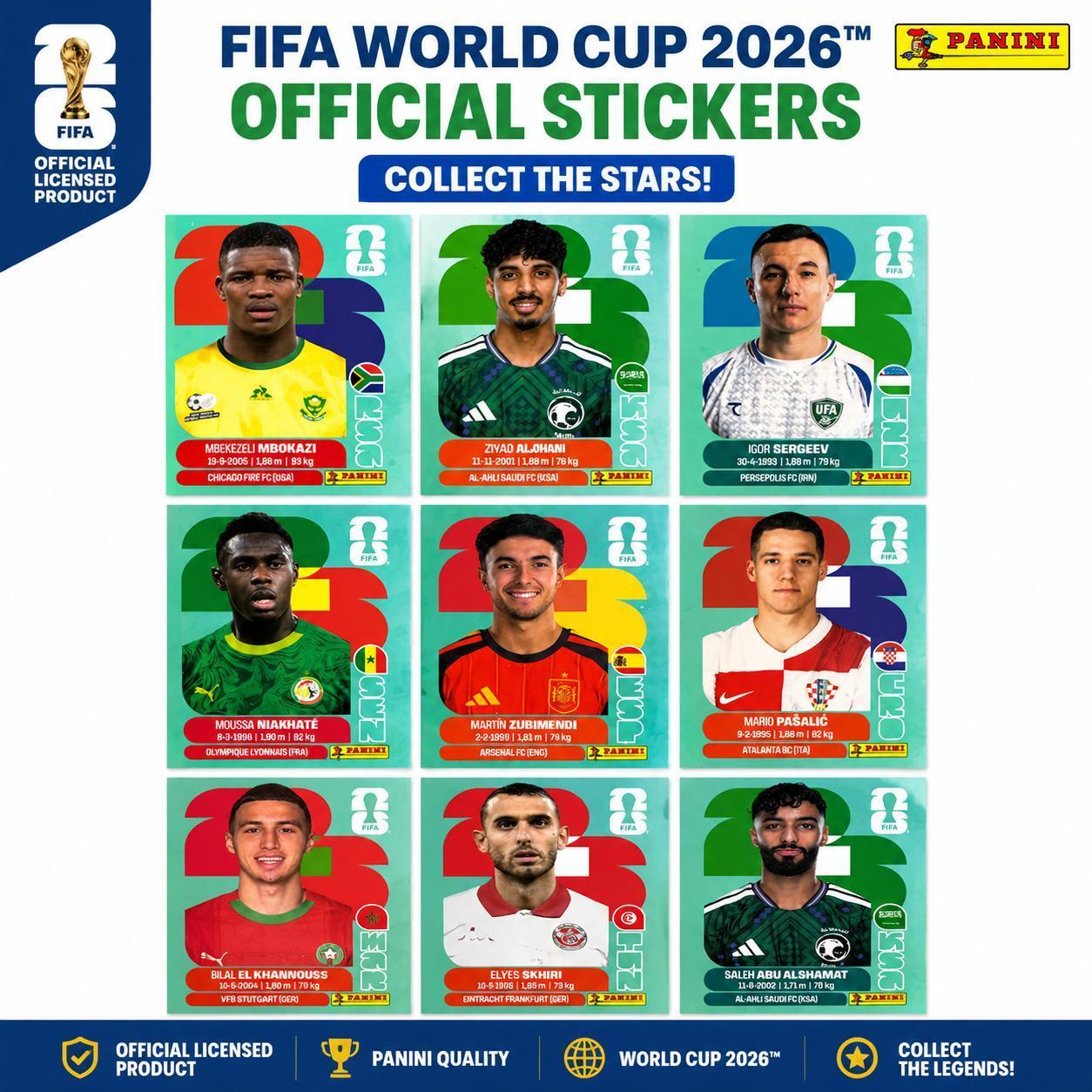 FIFA World Cup 2026 Official Sticker Collection-International Edition