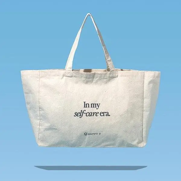 Happy V Tote Bag Happy V Tote Bag