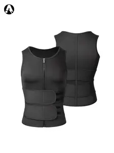 Men's Sauna Vest Waist Trainer, Waist Training Vest, Sporty Tight-Fit Design for Spring Workouts, Double Sweat Belt for Enhanced Gym Performance
