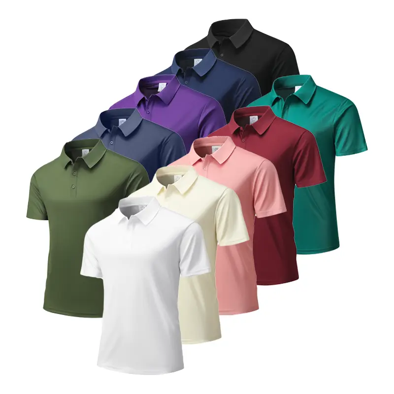 Men’s long-sleeve quick-dry polo shirt suitable for casual golf and tennis; comfortable cycling apparel featuring a stylish solid-color collar design.2026 New Printed Polo Shirt, summerwins, Father’s Day Gift