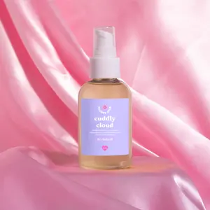 Cuddly Cloud Body Oil - 4 oz Moisturizing Dry Body Oil with Long Lasting Scent - Sweet, Vanilla, Fruity, Whipped Cream Scent