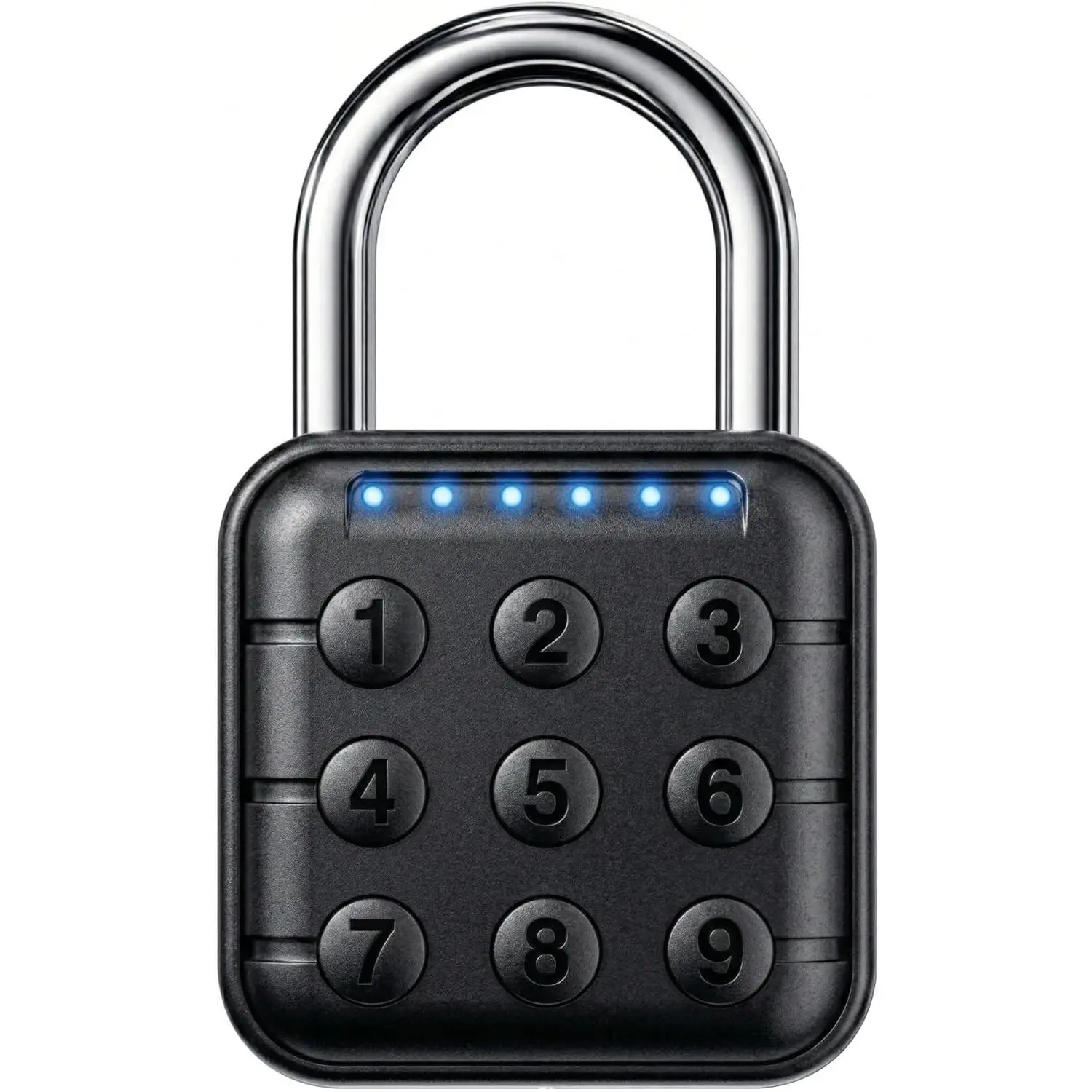 Combination Padlock – Combination Lock with 6-Digit Code, Padlock with, IP67 Waterproof Zinc Alloy Lock for Locker, Gym, Travel,, Gate (Black)