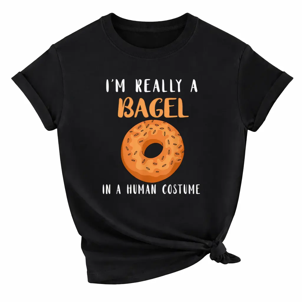 Bagels Human Costume Baker Baking Bagel Lover Bagel T-Shirt