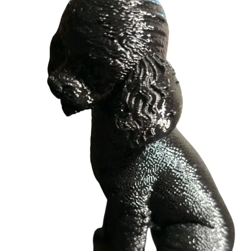 Small Decorative Toy Poodle Statue - Home Decor Ornaments, Living Room Tabletop Accent Piece