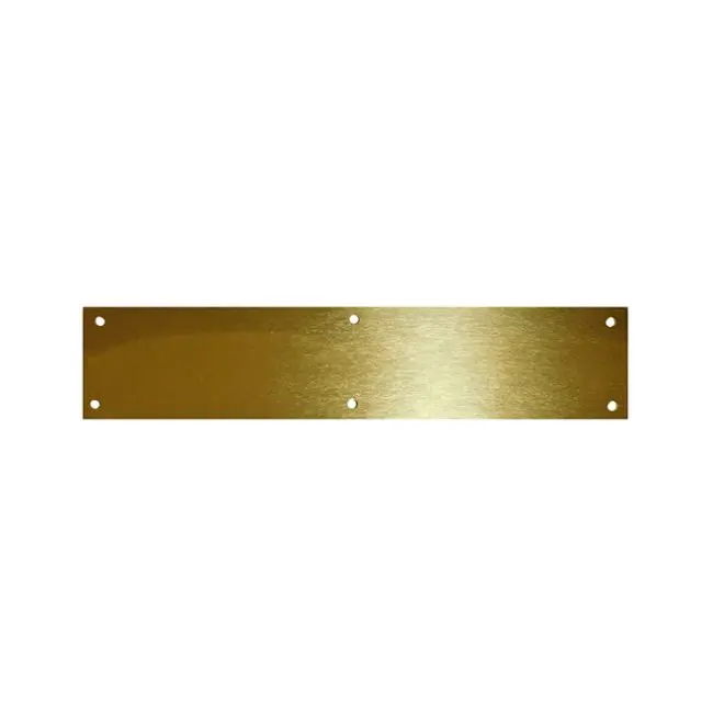 6 x 30 in. Kick Plate Brass Tone, Alumninum