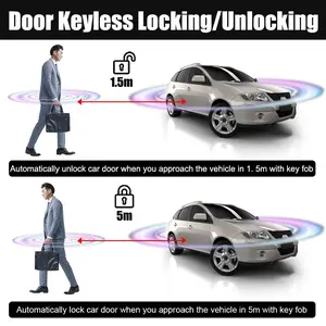 12V Central Locking Car Door Window Truck Master Lifter Car Remote Central Door Lock Keyless System Auto Remote Central Kit