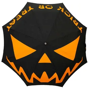 Skull Handle Trick Or Treat Umbrella