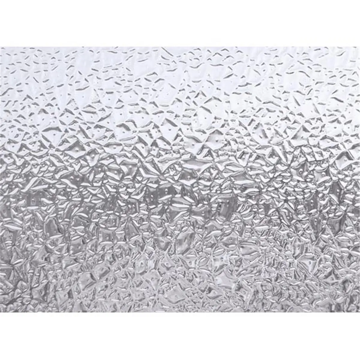 212 MAIN Premium Static Cling Sidelight Privacy Decorative Window Film - 11.5 in, Glacier Look, Crystalline Appearance, Deep Emboss, Reusable, No Adhesives, Cut to Fit, Light-Refracting, Baby Furniture Decoration Privacy Block, Unwanted View Blocker, Wind