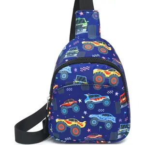 L-BN066   Crossbody Bag Kids Sling Bag Shoulder Bag Chest Pack Small Cartoon Boys Girls Travel Cycling Skating 3-8 years old