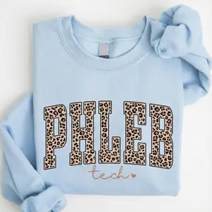 Phleb Tech Sweatshirt - Cute Phlebotomy Technician Group Gift for Healthcare Staff