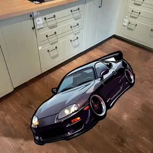 Stylish Car Carpet, Fashionable Home Decor Rug, Bedroom Bedside Mat, Soft Comfort Plush Foot Pad, Suitable for Living Room & Closet, Soft Area Rug, Fluffy Bedroom Rug