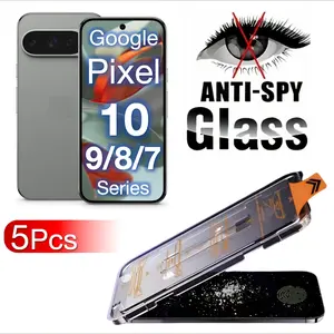 5-Pack Google Pixel  10A 10 9 9a 8 8a 7 7a Pro XL Screen Protector Film, Ultra-Thin & Flexible Design, Compatible with Multiple Models, Privacy Protection