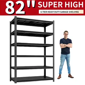 5-6 Tier Adjustable Metal Shelving Rack for Storage Rack, Garage Shelving, Industrial Storage Rack, Kitchen Organizer Steel