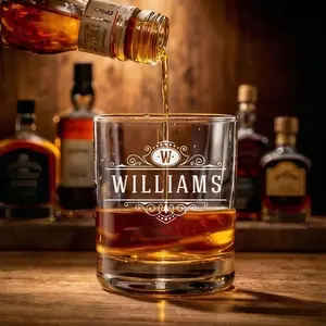 Glass Cup Custom Name Gift For Him High quality laser engraved whiskey glasses, Personalize your handwriting Gifts for couples, Home Decor & Gifts, Funny gift for men and women, Drinkware, Halloween