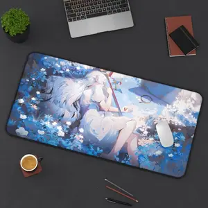 Anime Inspired Desk Mat With Frieren, The Sleeping Mage