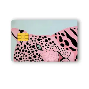 Cute Pink Credit Card Skin,Minimalist Debit Card Cover