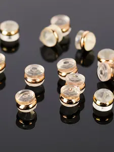 Secure Silicone Earring Backs, 10/20/50pcs Locking Hypoallergenic Stud Earring Backs, for Droopy Ears and Heavy Earrings