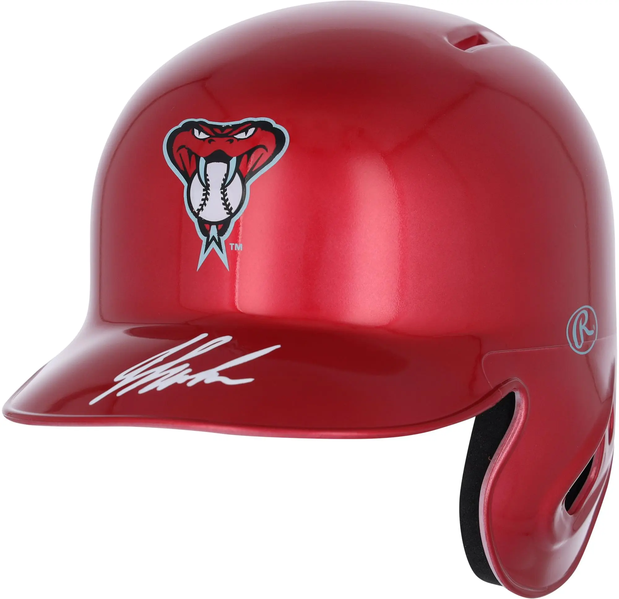 Jordan Lawlar Arizona Diamondbacks Autographed Alternate Chrome Rawlings Mini Batting Helmet - Fanatics Exclusive - Fanatics Authentic Certified