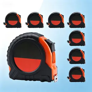 8-Pack Retractable Measuring Tape 12-Foot Easy Read with Fractions 1/8, Bulk Tape Measure 1/2-Inch Wide, Durable and Flexible for Construction and Crafts