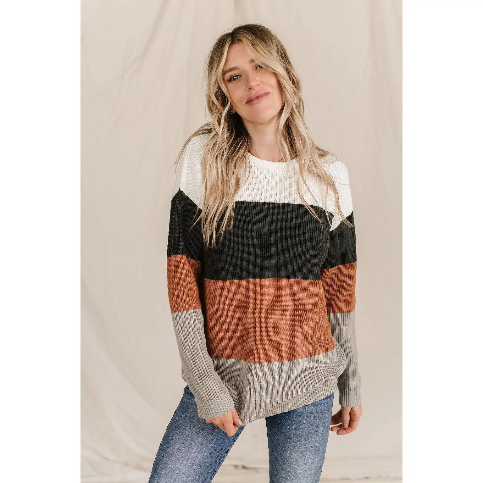 Ampersand Paige Sweater in Auburn