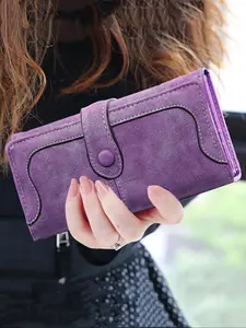 Textured Wallet with Front Closure, Elegant Design, Compact Travel Organizer, Fashionable Daily Use, Perfect Gift for Men and Women, Stylish Wallet