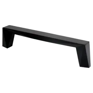 212 MAIN Swagger CC Matte Black Door Pull Doorknob, 128 mm Zinc-Base Door Hardware Accessory