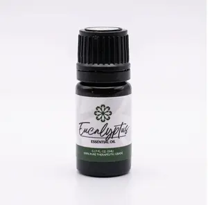 Eucalyptus Essential Oil 5mL - Pure, Therapeutic Grade for Clear Breathing & Congestion Relief